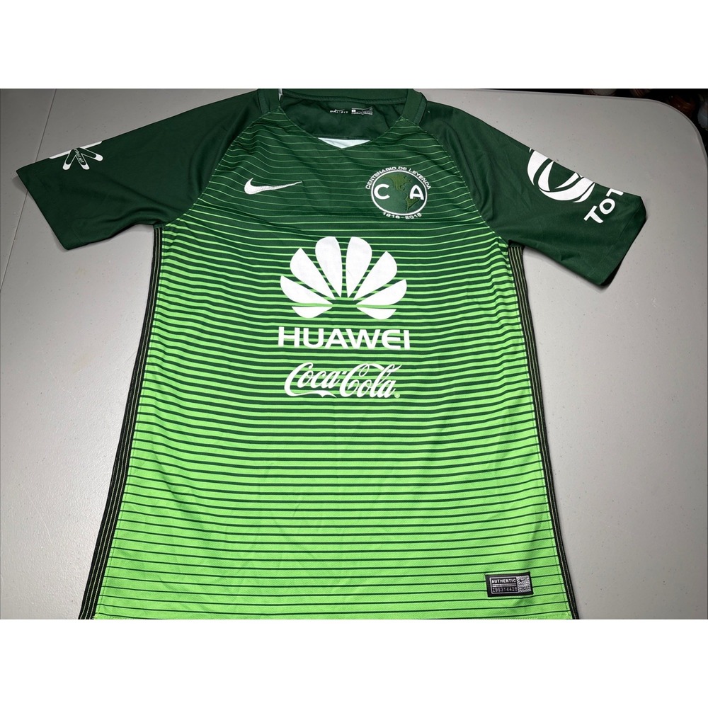 Nike club america jersey 2017 Green Size Small Corona HUAWEI